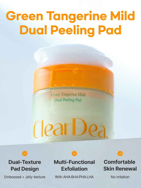 ClearDea Mild Dual Peeling Pad 140ml / 50 pads