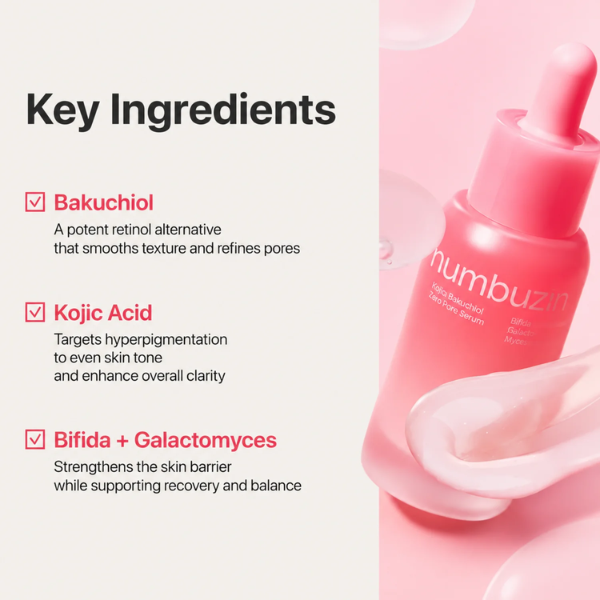 Numbuzin No.3 Bifida Bakuchiol Zero Pore Serum 30ml