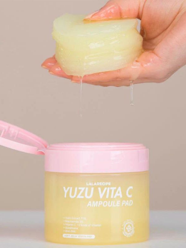 Lala Recipe Yuzu Vita C Ampoule Pad 150ml / 80pads Lala Recipe