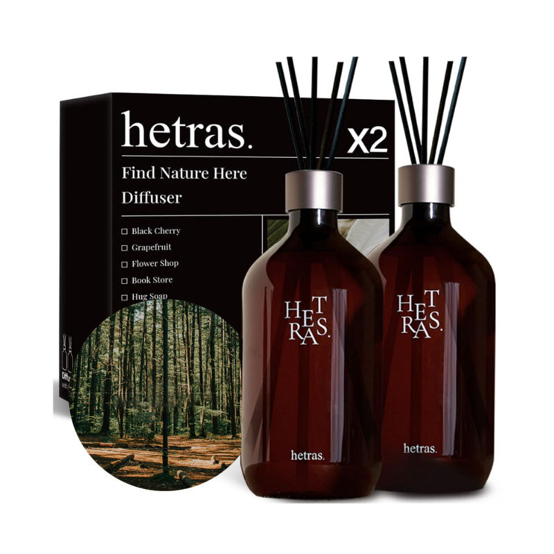 Free hetras Premium Diffuser 500ml x 2 hetras