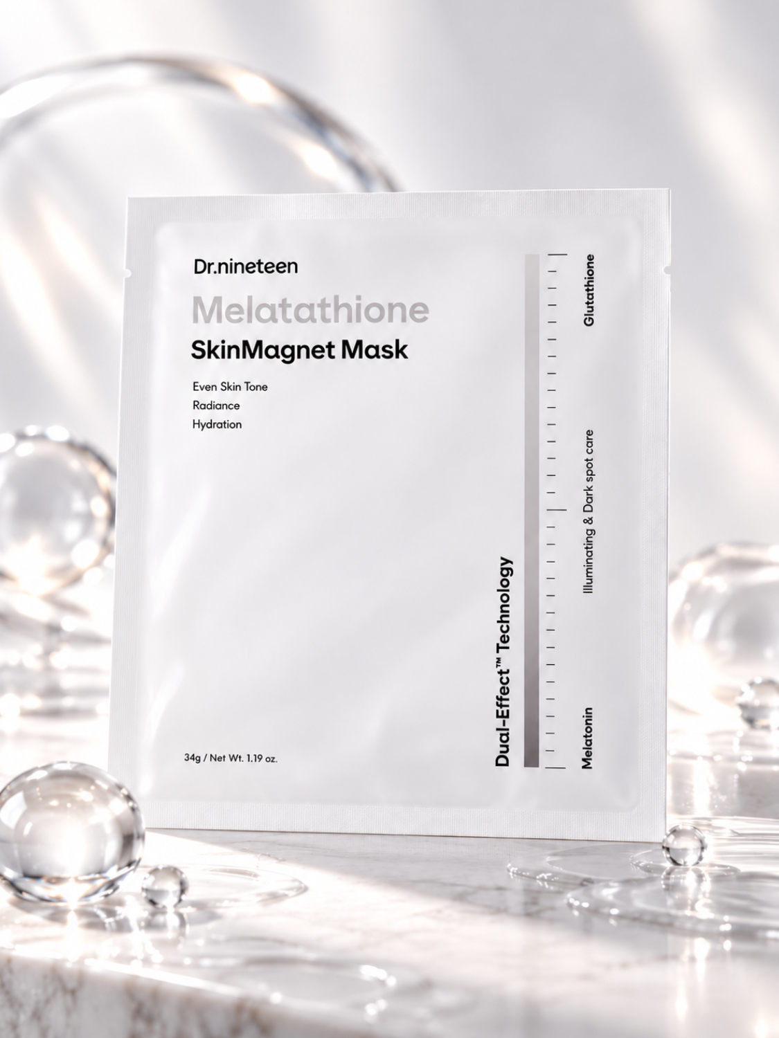 Dr.nineteen Melatathione Skin Magnet Mask 34g - PinknBlossom