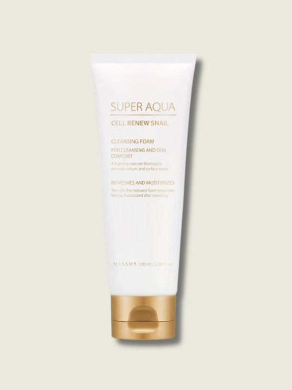 MISSHA Super Aqua Snail Cleansing Foam 100ml MISSHA