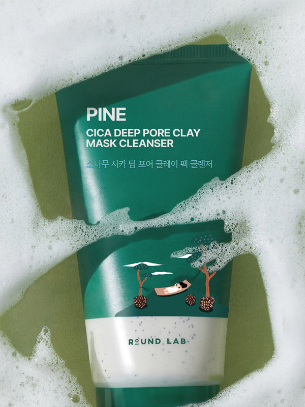 Round Lab Pine Cica Deep Pore Clay Mask Cleanser 150ml