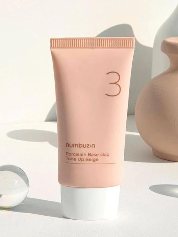 numbuzin No.3 Porcelain Base-Skip Tone Up Beige 50ml numbuzin