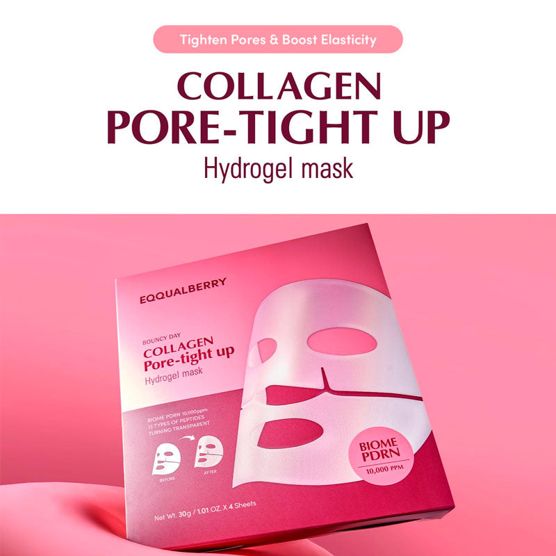 Eqqualberry Collagen Pore-tight up Hydrogel Mask