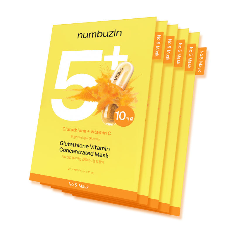 numbuzin No.5+ Glutathione Vitamin Concentrated Mask 27ml