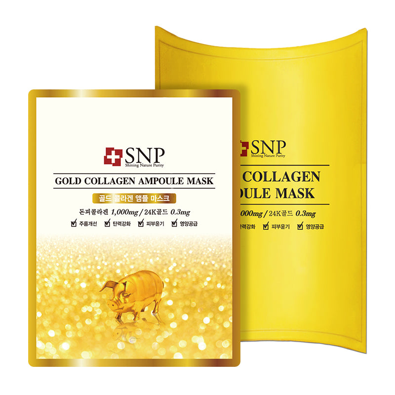 SNP Gold Collagen Ampoule Mask 25ml SNP