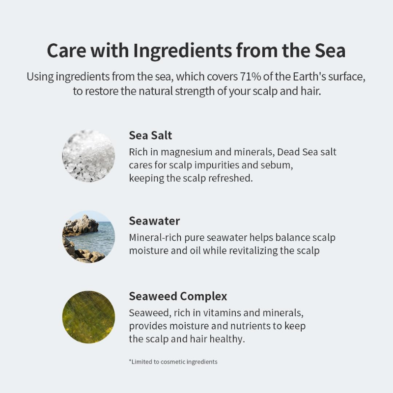 GROWUS Sea Salt Therapy Scalp Scaler 120g
