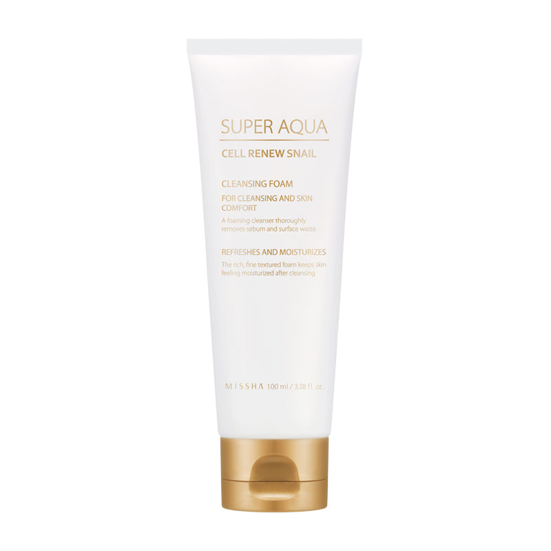 MISSHA Super Aqua Snail Cleansing Foam 100ml MISSHA