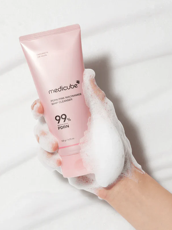 medicube PDRN Pink Niacinamide Whip Cleanser 120g