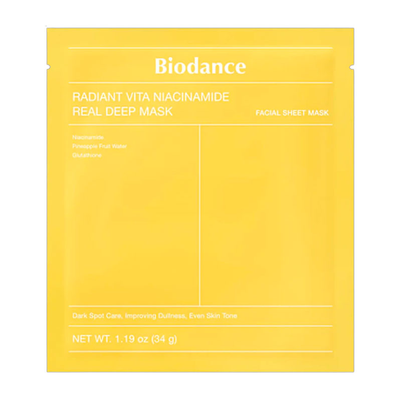 Biodance Radiant Vita Niacinamide Real Deep Mask 34g Biodance
