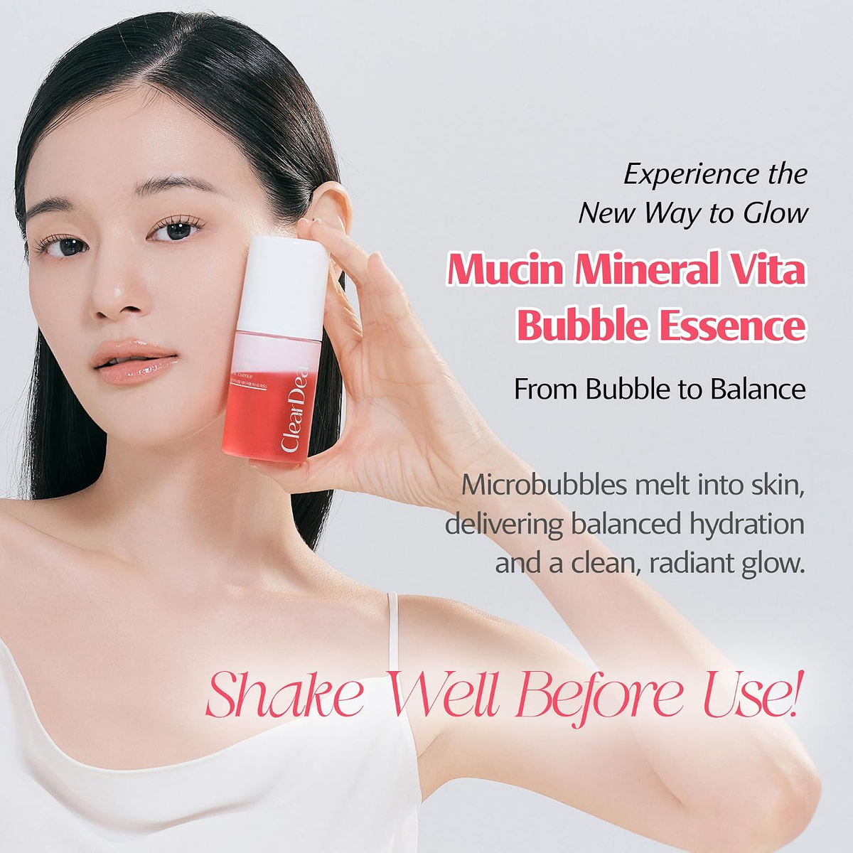 ClearDea Mucin Mineral Vita Bubble First Essence 60ml