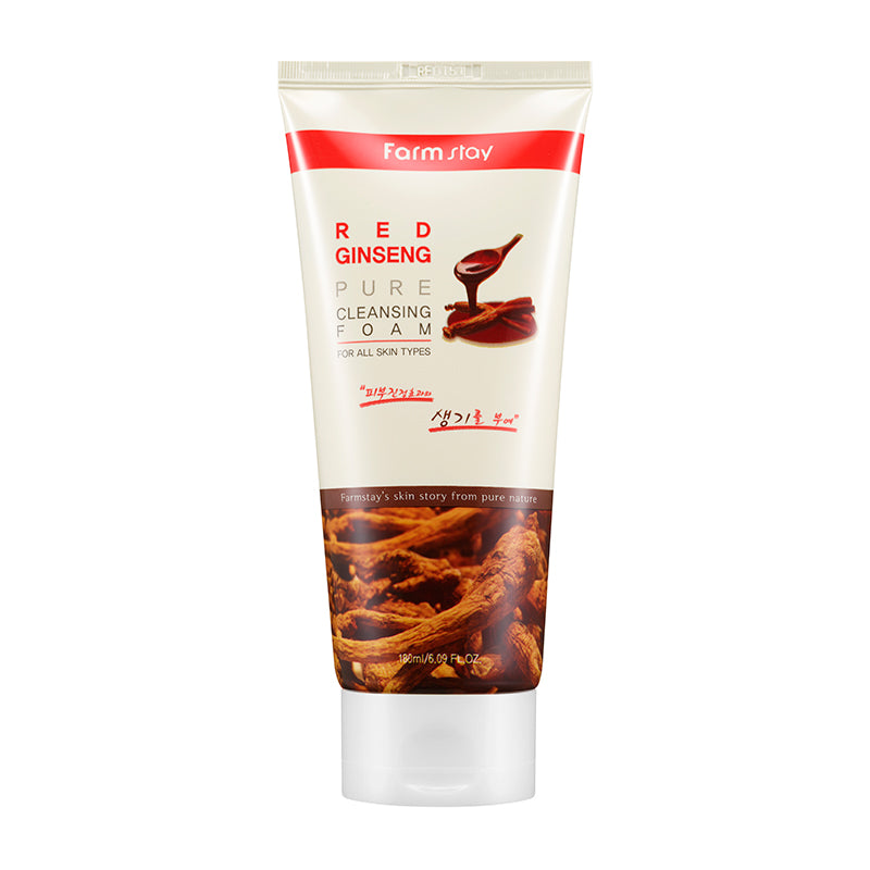 Farm stay Pure Cleansing Foam Red Ginseng 180ml Farm Stay