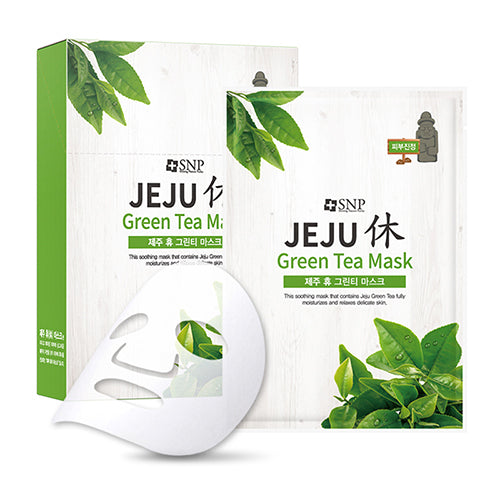 SNP Jeju Rest Green Tea Mask 22ml SNP