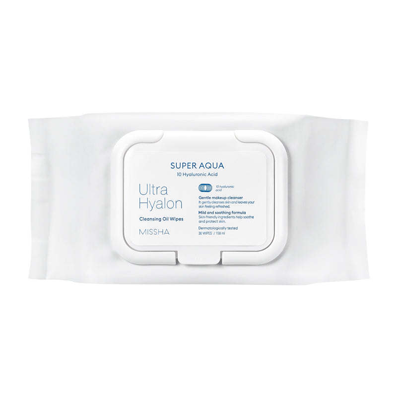 MISSHA-Super-Aqua-Ultra-Hyalron-Cleansing-Oil-Wipes-30-sheets MISSHA