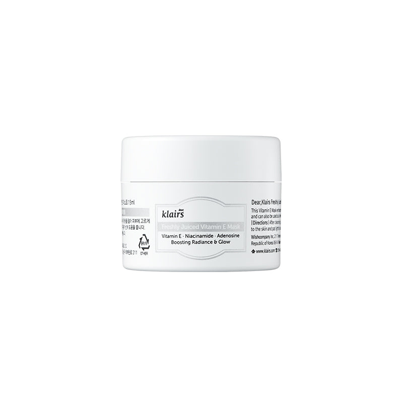 Dear, Klairs Freshly Juiced Vitamin E Mask Dear, Klairs