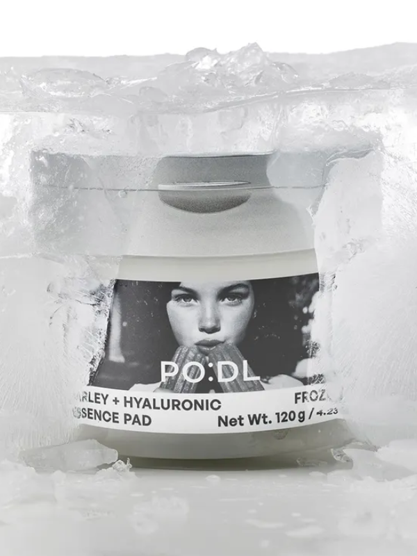 PO:DL Barley Hyaluronic Frozen40 Essence Pads 120g / 70pcs PO:DL