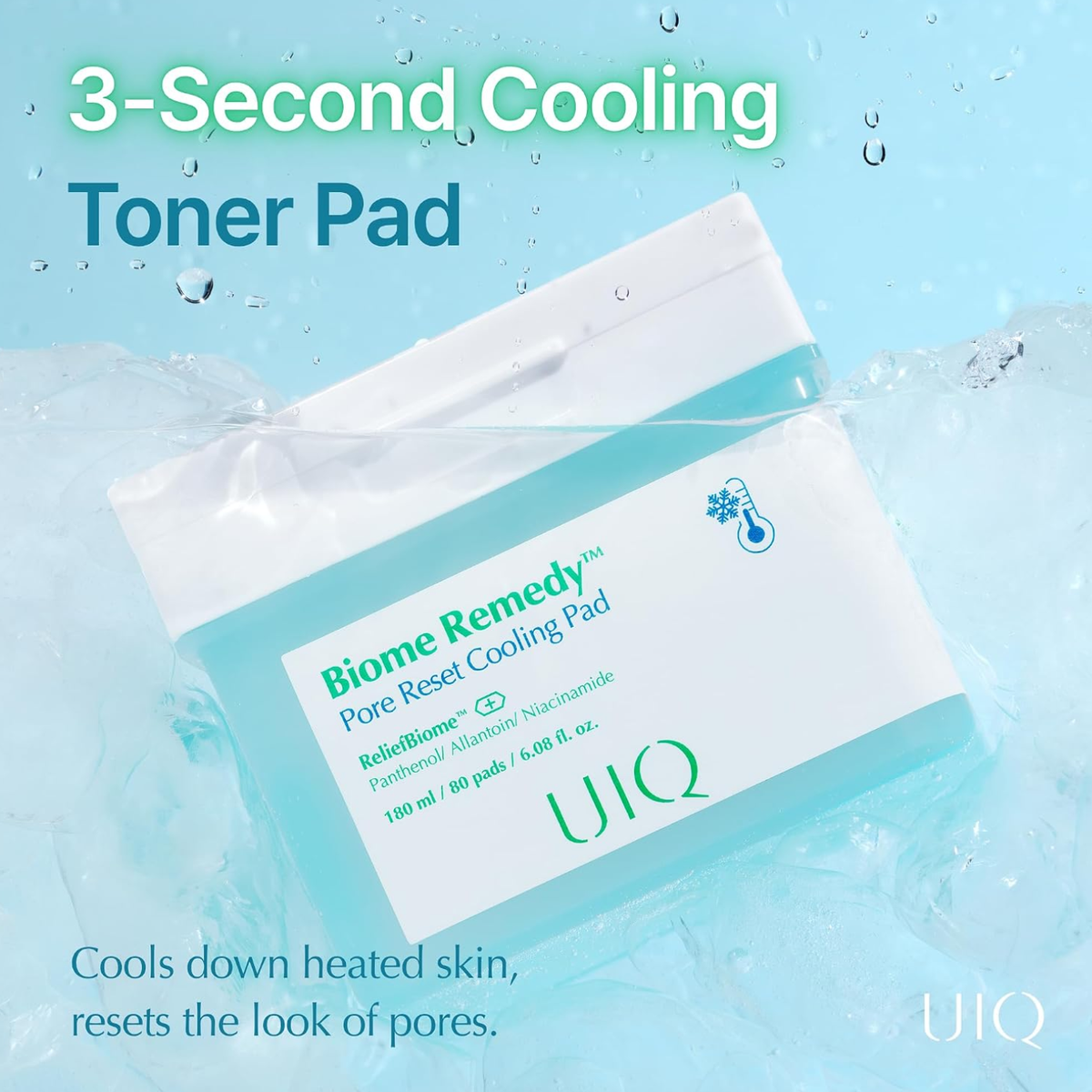 UIQ Biome Remedy™ Pore Reset Cooling Pad 80 pads - PinknBlossom