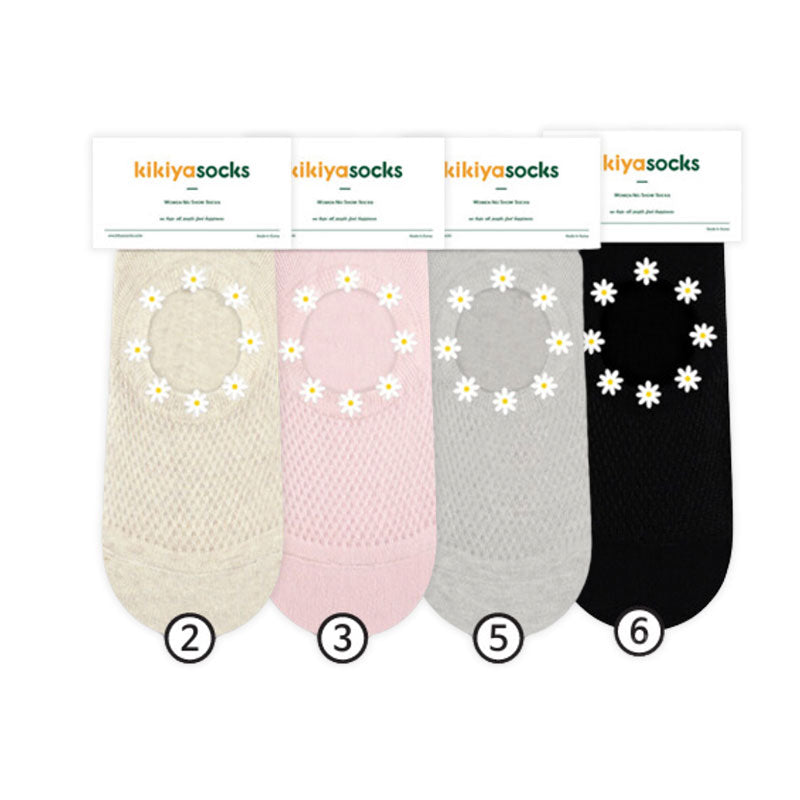 Daisy Mesh Shoeliner Kikiya Socks