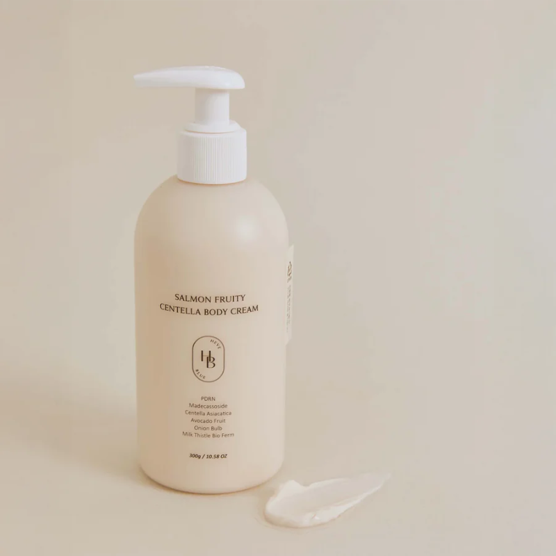 HEVEBLUE Salmon Fruity Centella Body Cream 300g