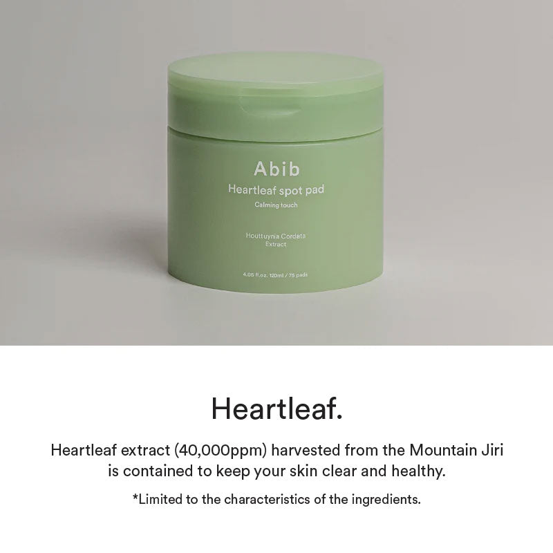 Abib Heartleaf Spot Pad Calming Touch 150ml / 80pads