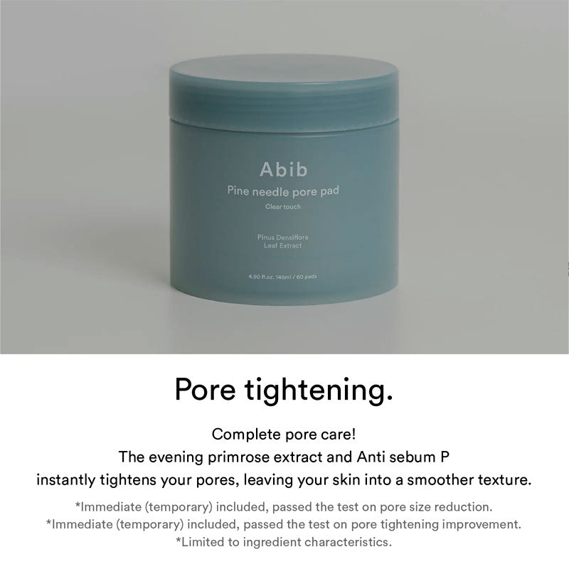 Abib Pine Needle Pore Pad Clear Touch 145ml / 60pads