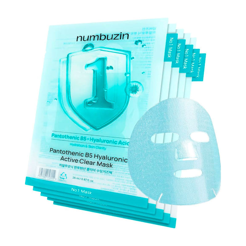 Numbuzin No.1 Pantothenic B5 Hyaluronic Active Clear Mask