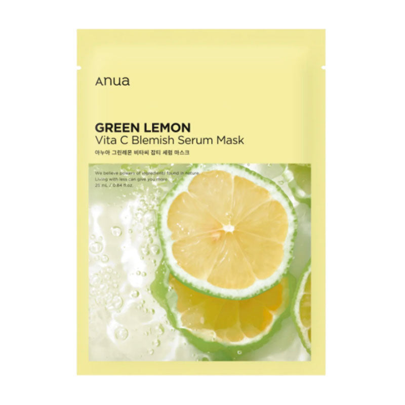 Anua Green Lemon Vita C Blemish Serum Mask 25ml - 1 PC