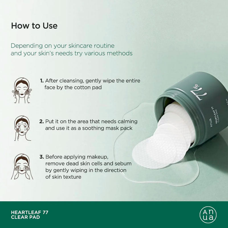 Anua Heartleaf 77% Clear Pad 150ml / 70pads