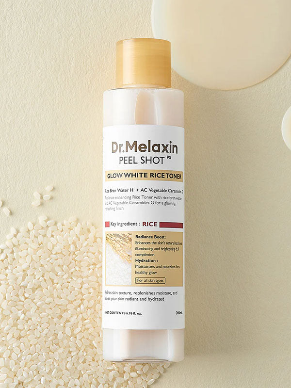 Dr.Melaxin Peel Shot Glow White Rice Toner 200ml