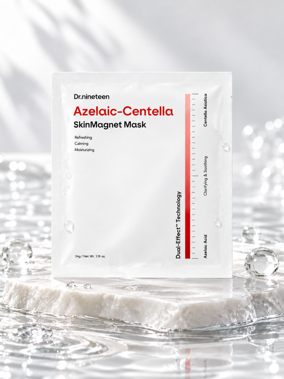 Dr.nineteen Azelaic-Centella Skin Magnet Mask 34g - PinknBlossom