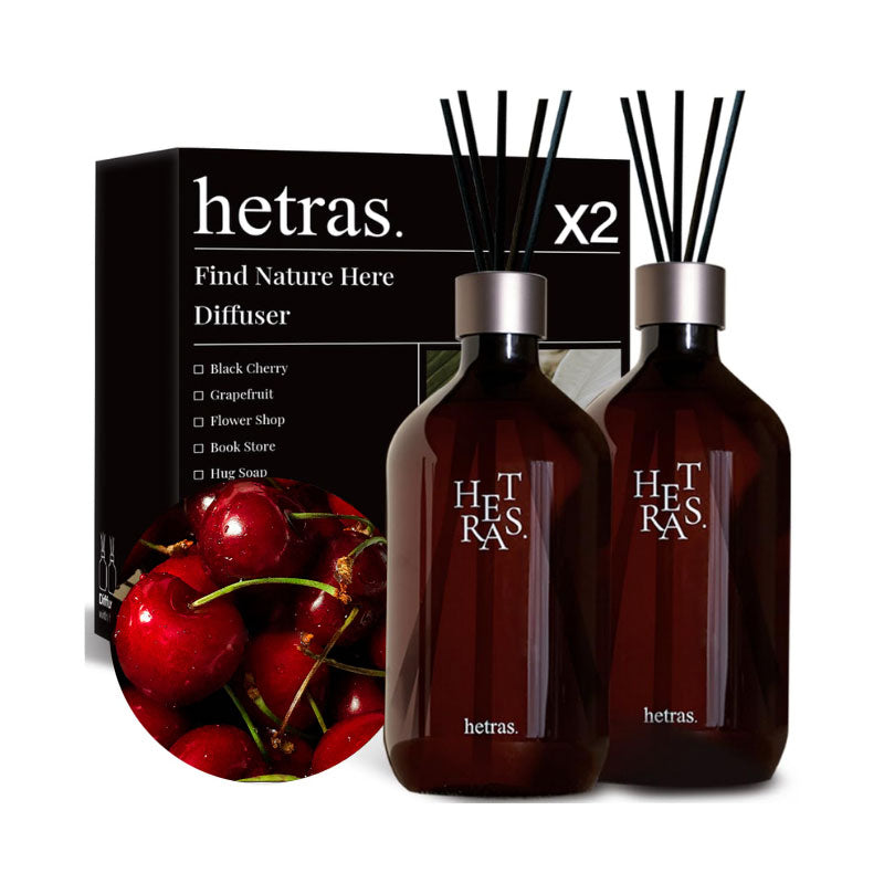 Free hetras Premium Diffuser 500ml x 2 hetras