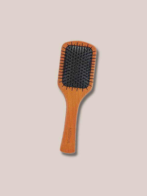 MISSHA Wooden Cushion Hair Brush (Medium) MISSHA