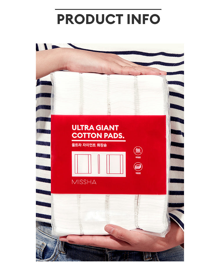 MISSHA Ultra Giant Cotton Puff 400 sheets MISSHA