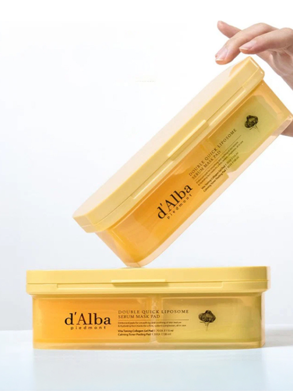 d'Alba Double Quick Liposome Serum Mask Pad 225ml / 100pads