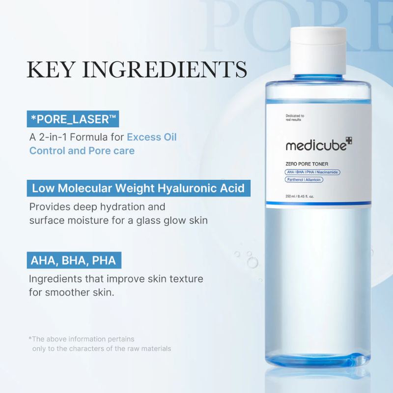 medicube Zero Pore Toner 250ml