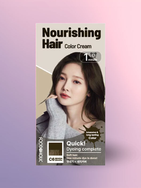 Foodaholic Nourishing Sepia Color Cream 1min C6 Light Natural Brown