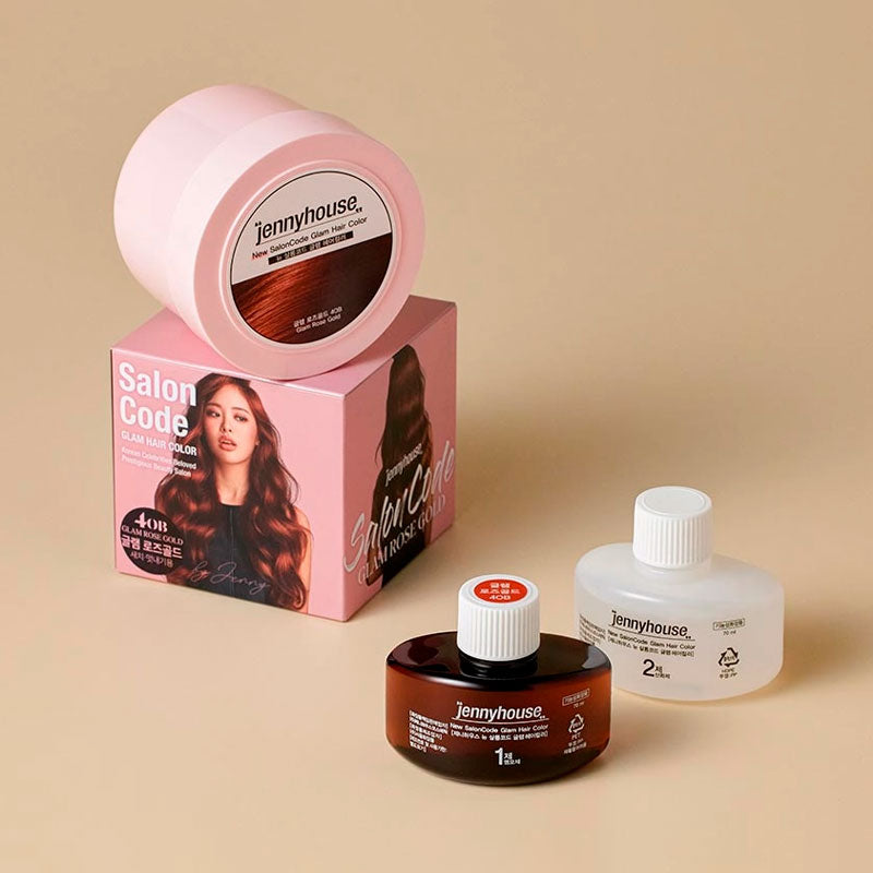 Jennyhouse Salon Code Glam Hair Color 70ml*2