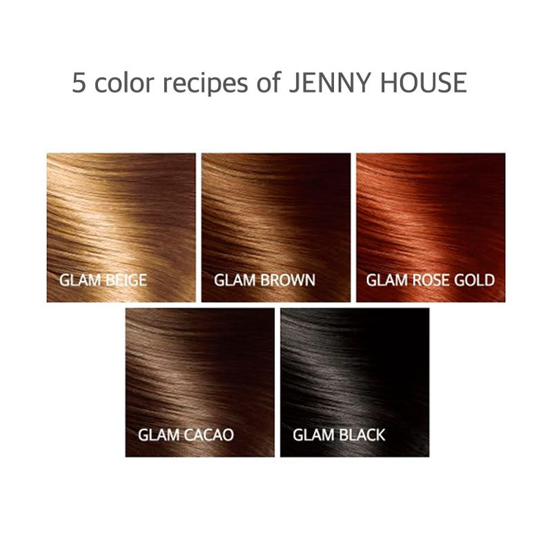 Jennyhouse Salon Code Glam Hair Color 70ml*2