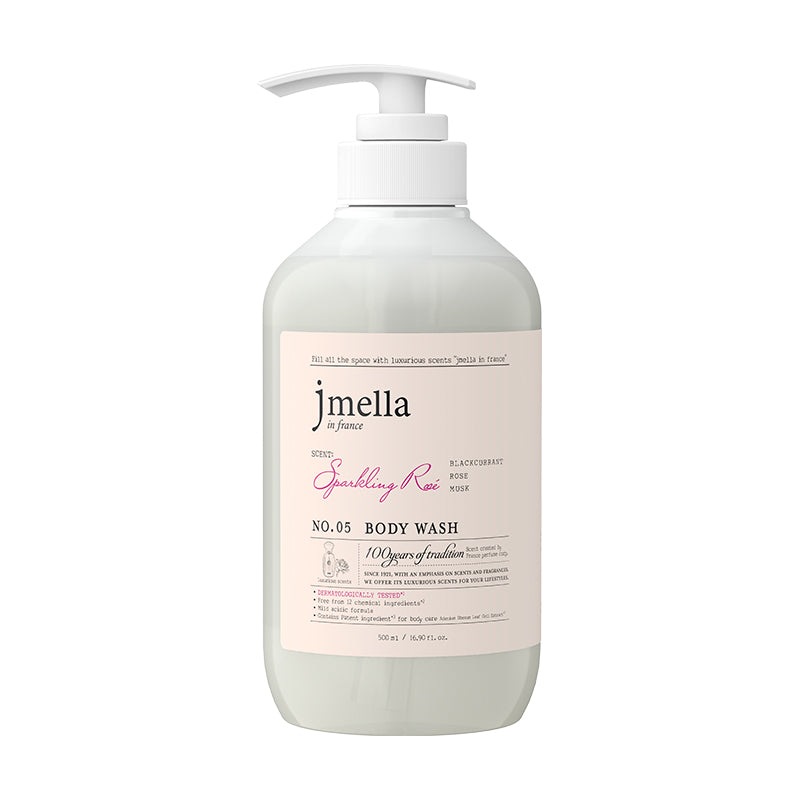 Jmella In France Sparkling Rose Body Wash 500ml Jmella