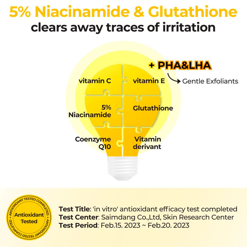 numbuzin No.5 Vitamin-Niacinamide Concentrated Pad 180ml / 70pads