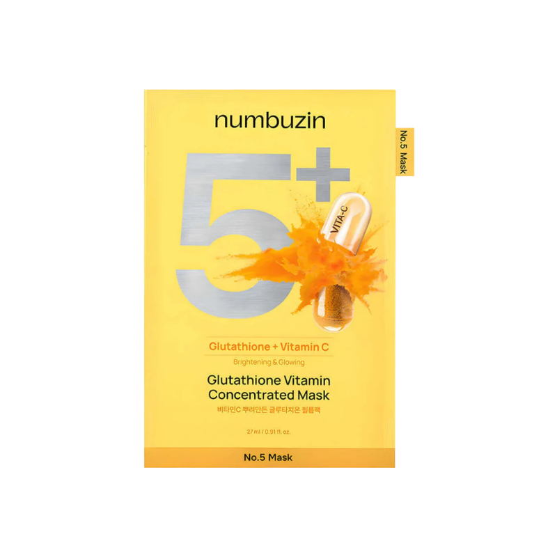 numbuzin No.5+ Glutathione Vitamin Concentrated Mask 27ml numbuzin