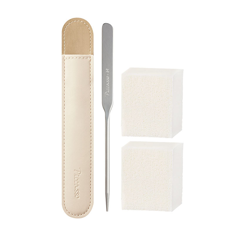 Piccasso x HamKyungSik Makeup Spatula Sponge 2P Set Piccasso