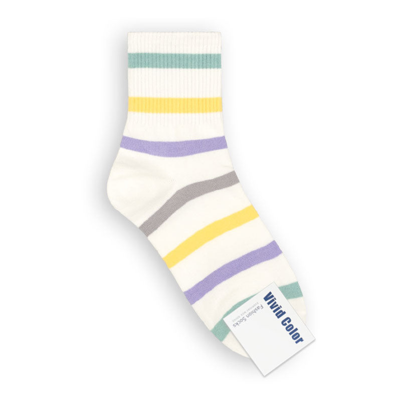 Spring Stripe Socks Vivid Socks