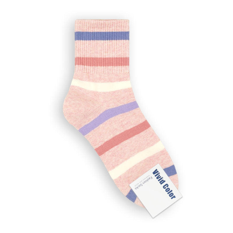 Spring Stripe Socks Vivid Socks