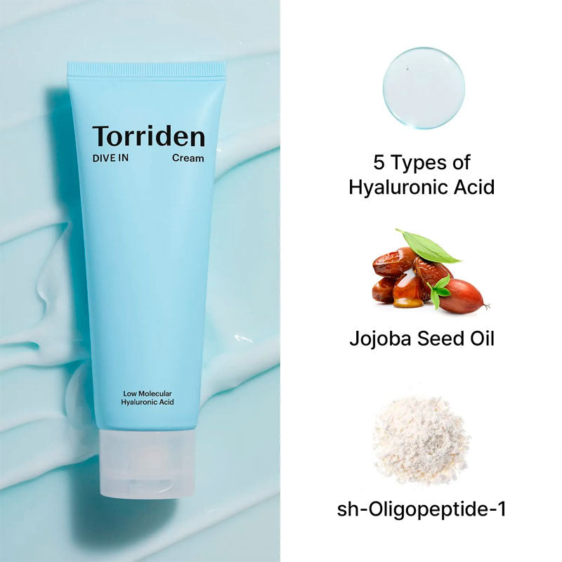 Torriden Dive-In Low Molecular Hyaluronic Acid Cream 80ml Torriden