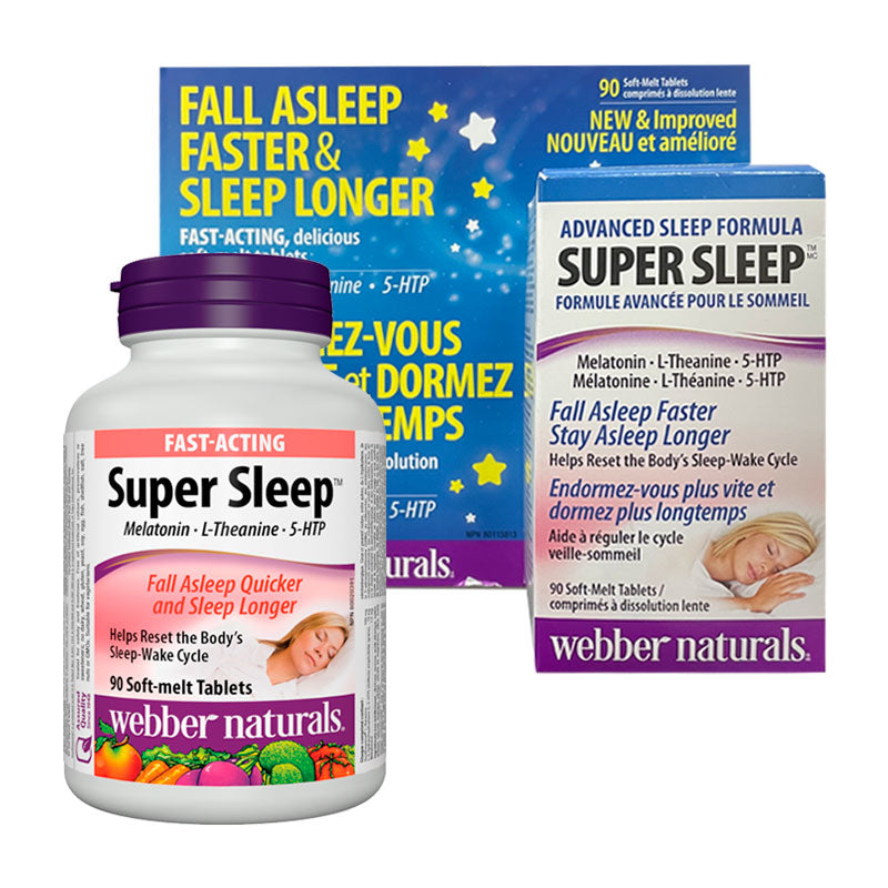 Webber Natural Advanced Sleep Formula Super Sleep - 90 tablets Webber Natural