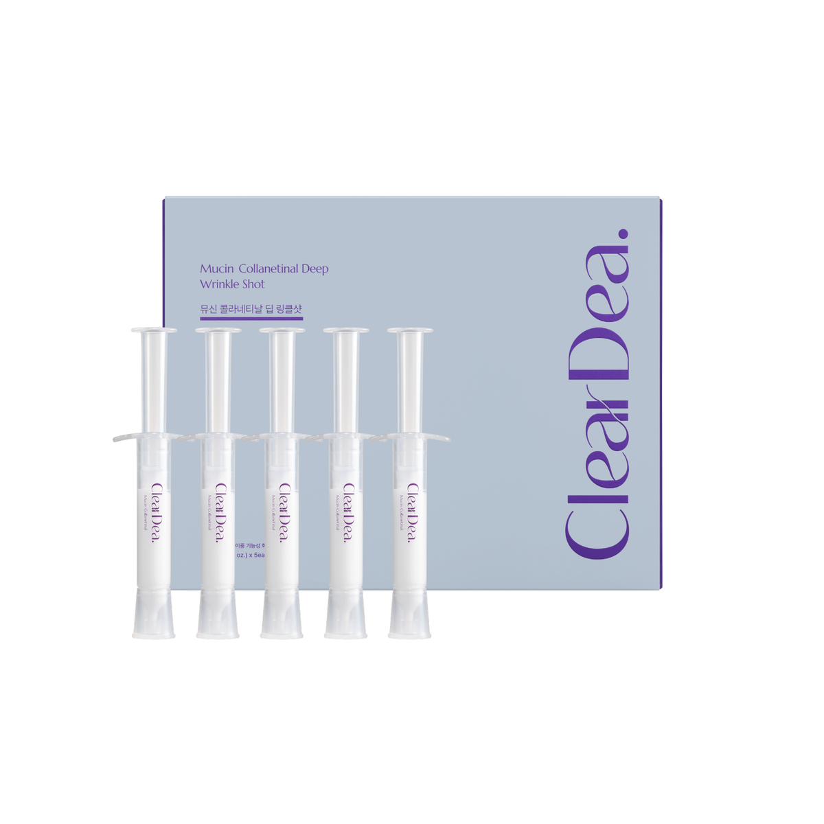 ClearDea Mucin Collanetinal Deep Wrinkle Shot 4ml x 5