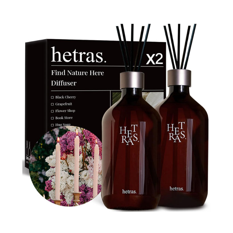 hetras Premium Diffuser 500ml x 2 hetras