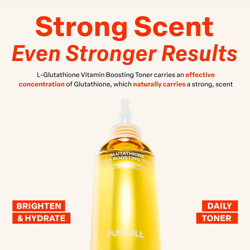 is l glutathione effective Purcell L-Glutathione Vitamin Boosting Toner 150ml